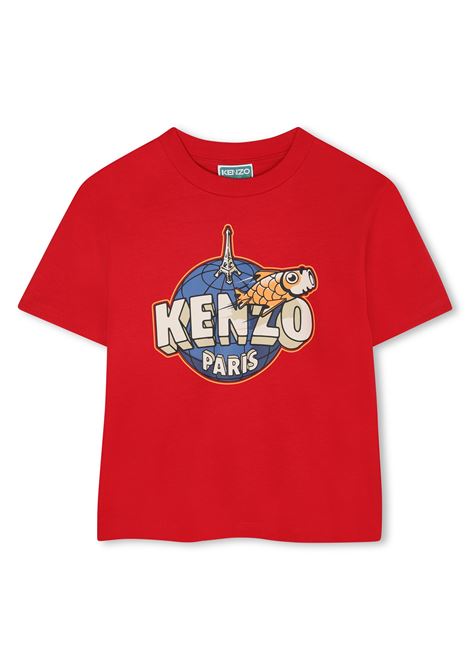 T-shirt con stampa KENZO KIDS | K61440968